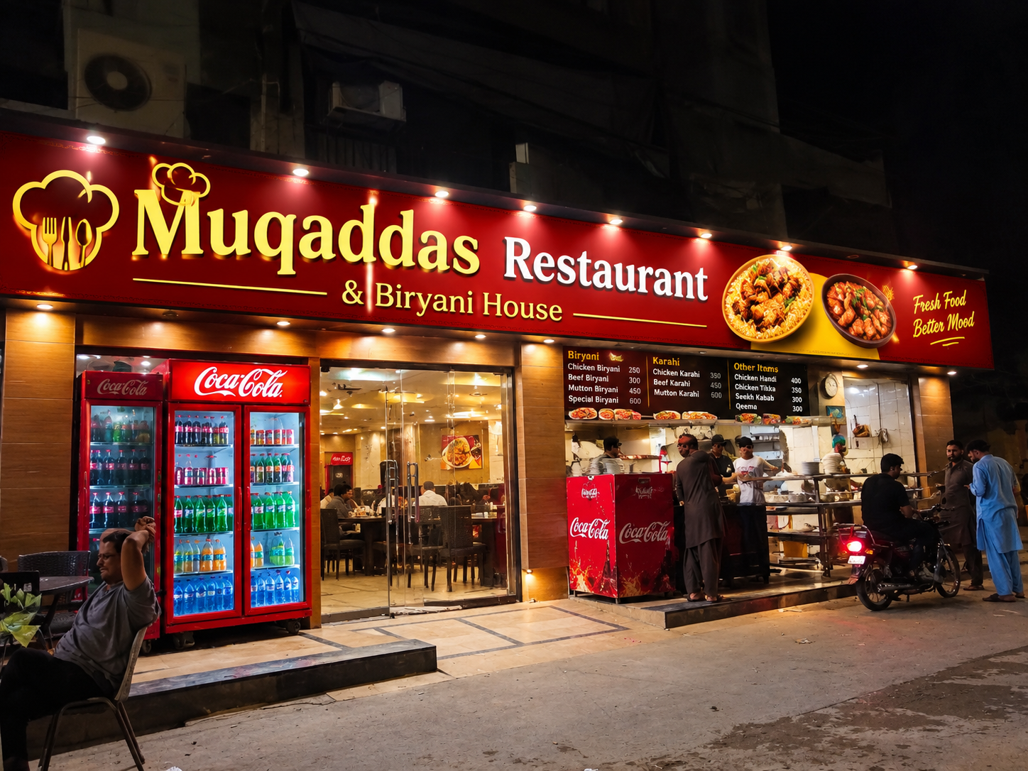 Muqaddas Restaurant Exterior